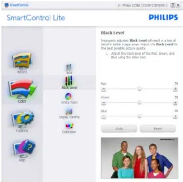 PHILIPS 223V5 - Anpassungsmenü: - 2