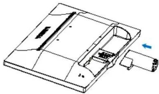 PHILIPS 223V5 - Basisständer anbringen - 1