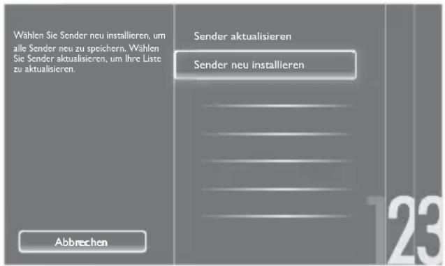 PHILIPS 221TE4L - Schritt 2: Land auswählen - 1