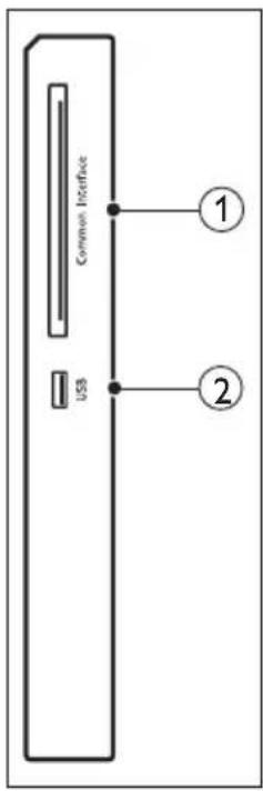 PHILIPS 221TE4L - Anschlüsse an der Seite - 1