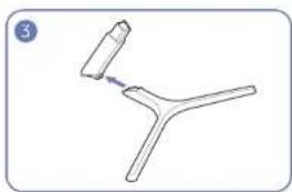 SAMSUNG C24F394FH - Entfernen des Standfußes (C24F396FH\* / C27F396FH\* / C27F398FW\* / C32F395FW\*) - 4