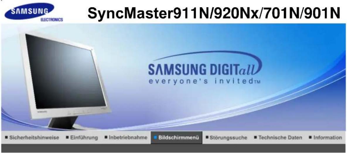 SAMSUNG SyncMaster 920T - Wie Sie das Natural Color software Programm löschen. - 1