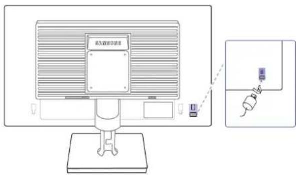 SAMSUNG SyncMaster S27E450D - Schloss für den Diebstahlschutz - 1