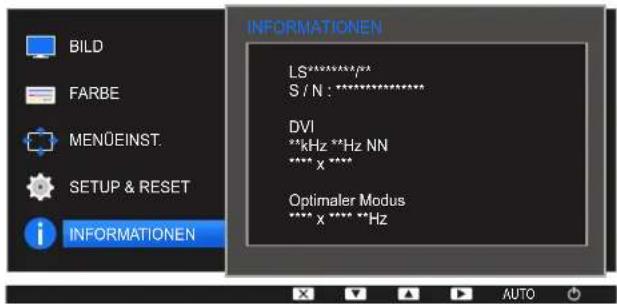 SAMSUNG SyncMaster S27E450D - Anzeigen von INFORMATIONEN - 2