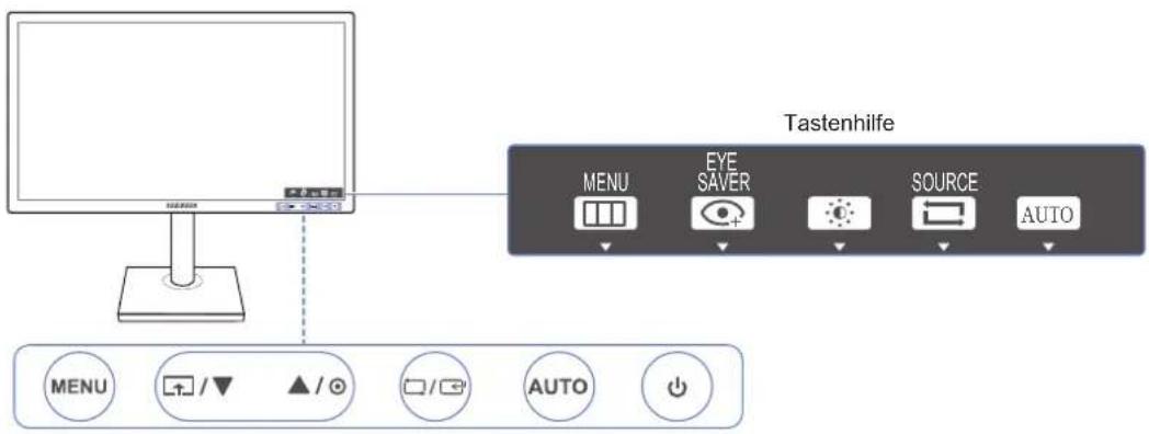 SAMSUNG SyncMaster S27E450D - Tasten auf Vorderseite (S\*\*E450D\*) - 2