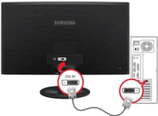 SAMSUNG SyncMaster S24B300N - Anschließen an einen PC - 2