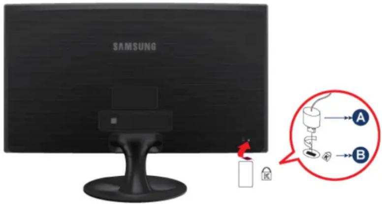 SAMSUNG SyncMaster S24B300N - Anschließen an ein Videogerät - 2