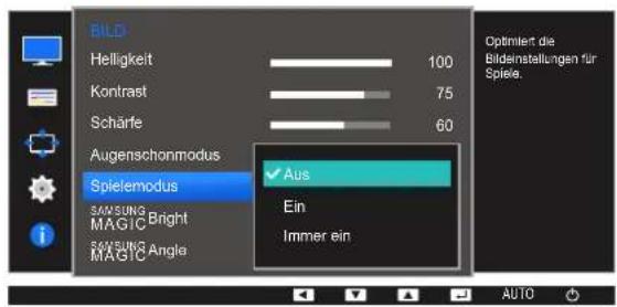 SAMSUNG SyncMaster S19E200NY - Den Spielemodus konfigurieren - 2