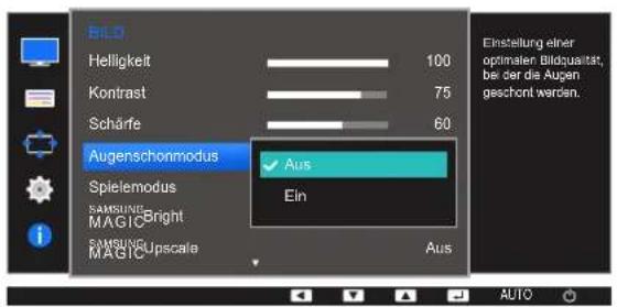 SAMSUNG SyncMaster S19E200NY - Konfigurieren von Augenschonmodus - 1