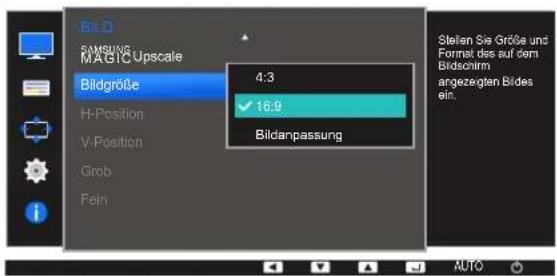 SAMSUNG SyncMaster S19E200NY - Ändern der Bildgröße - 3