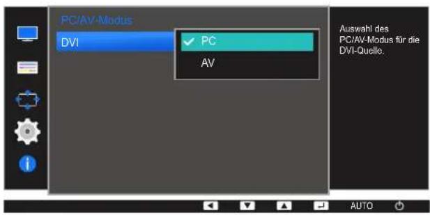 SAMSUNG SyncMaster S19E200BR - Konfigurieren von PC/AV-Modus - 4