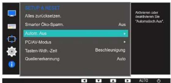 SAMSUNG SyncMaster S19E200BR - Konfigurieren von Autom. Aus - 2