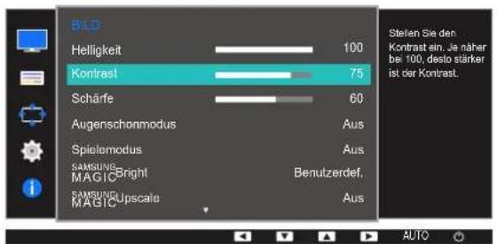 SAMSUNG SyncMaster S19E200BR - Konfigurieren von Kontrast - 1