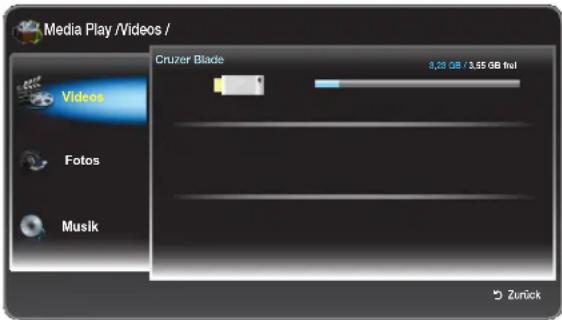 SAMSUNG Syncmaster TB300 - Verwendung von Media Play - 1