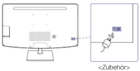 SAMSUNG Syncmaster T27C370 - Kensington-Schloss als Diebstahlsicherung - 1