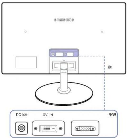 SAMSUNG SyncMaster S24C350HL - Rückseite "(S22C350B / S23C350B / S24C350BL)" - 2