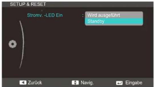 SAMSUNG SyncMaster S24C350HL - Konfigurieren von Stromv. -LED Ein - 1