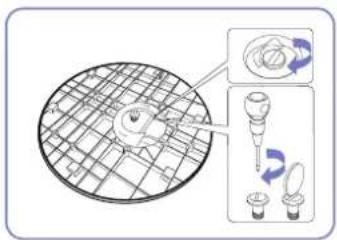 SAMSUNG SyncMaster S24C350HL - Befestigen des Standfußes - 4