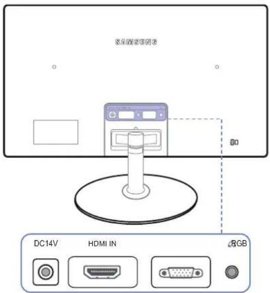 SAMSUNG SyncMaster S24C350HL - Rückseite "(S22C350H / S23C340H / S23C350H / S24C340HL / S24C350H / S24C350HL / S27C350H)" - 2