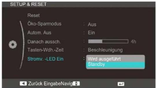 SAMSUNG SyncMaster S24C350HL - Konfigurieren von Stromv. -LED Ein - 1