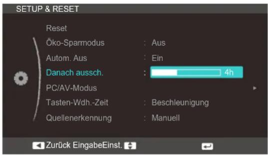 SAMSUNG SyncMaster S24C340HL - Konfigurieren von Danach aussch. - 1