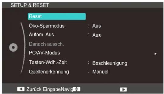SAMSUNG SyncMaster S23C350B - Initialisieren von Einstellungen Reset - 1