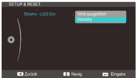 SAMSUNG SyncMaster S23C350B - Konfigurieren von Stromv. -LED Ein - 1