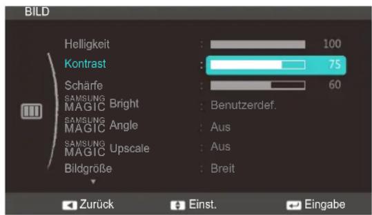 SAMSUNG SyncMaster S23C350B - Konfigurieren von Kontrast - 1