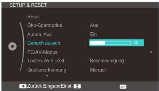 SAMSUNG SyncMaster S23C570H - Konfigurieren von Danach aussch. - 1