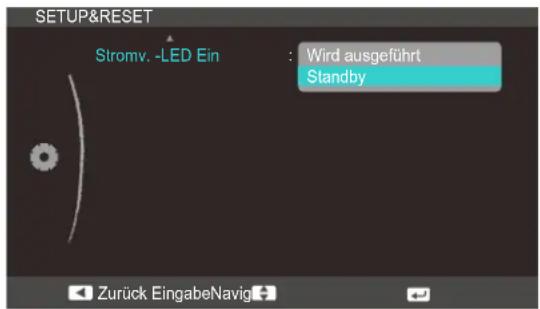 SAMSUNG SyncMaster S23C570H - Konfigurieren von Stromv. -LED Ein - 1