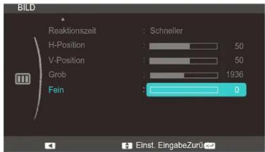 SAMSUNG SyncMaster S23C570H - Anpassen von Fein - 1