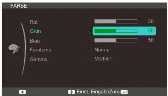 SAMSUNG SyncMaster S23C570H - Konfigurieren von Grün - 1