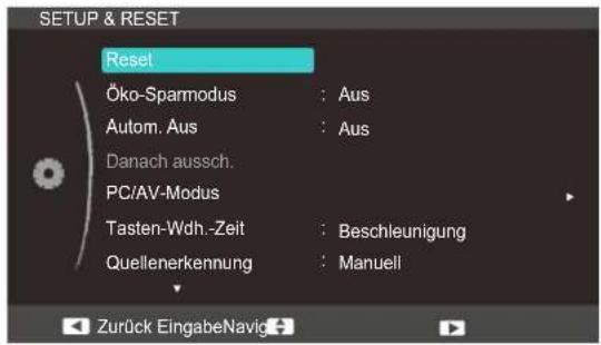 SAMSUNG SyncMaster S23C570H - Initialisieren von Einstellungen Reset - 1
