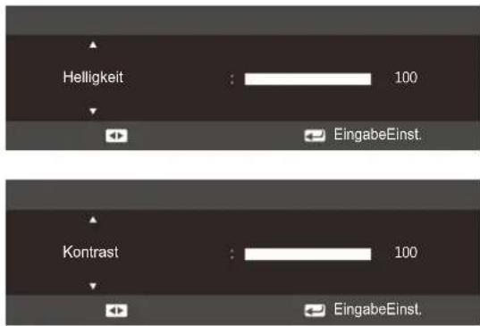 SAMSUNG SyncMaster S23C570H - Konfigurieren von Helligkeit und Kontrast auf dem Startbildschirm - 1