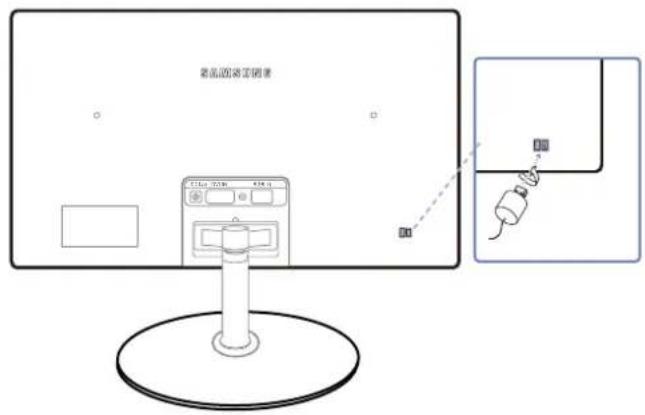 SAMSUNG SyncMaster S23C340H - Schloss für den Diebstahlschutz - 1