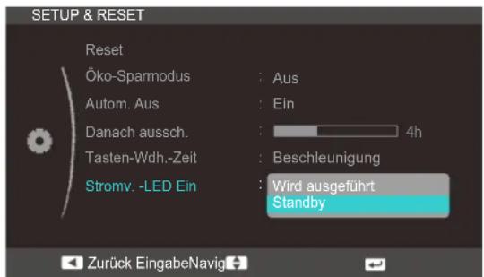 SAMSUNG SyncMaster S23C340H - Konfigurieren von Stromv. -LED Ein - 1