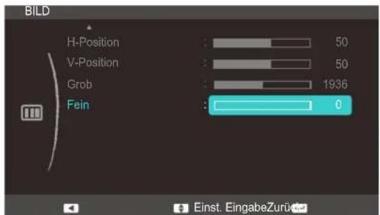 SAMSUNG SyncMaster S23C340H - Anpassen von Fein - 1