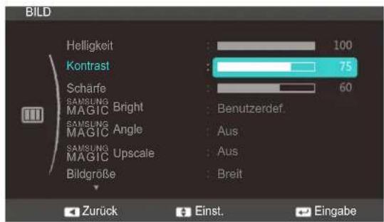 SAMSUNG SyncMaster S22C350B - Konfigurieren von Kontrast - 1