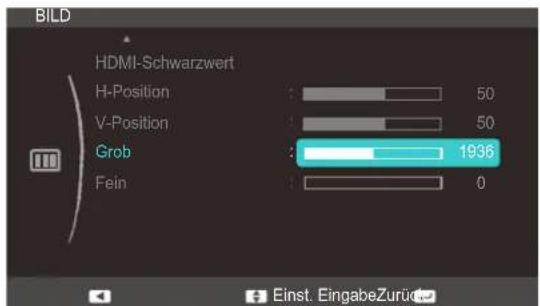 SAMSUNG SyncMaster S22C350B - Anpassen von Grob - 1