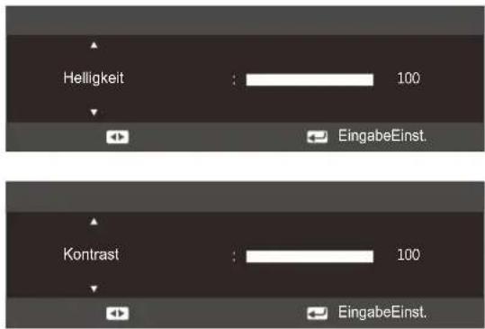 SAMSUNG SyncMaster S22C350B - Konfigurieren von Helligkeit und Kontrast auf dem Startbildschirm - 1
