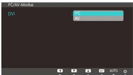SAMSUNG SyncMaster S20C300FL - Konfigurieren von PC/AV-Modus - 2