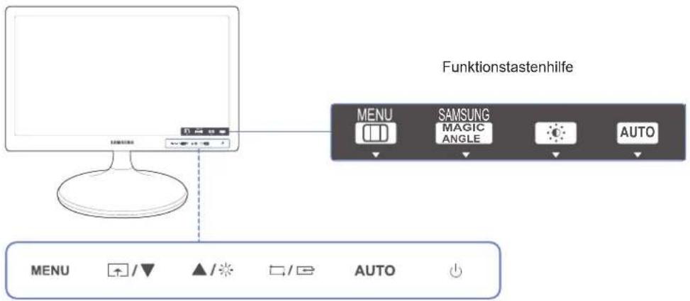 SAMSUNG SyncMaster S20C300FL - Tasten auf Vorderseite - 3
