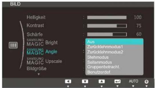 SAMSUNG SyncMaster S20C300FL - Konfigurieren von SAMSUNG MAGIC Angle - 1