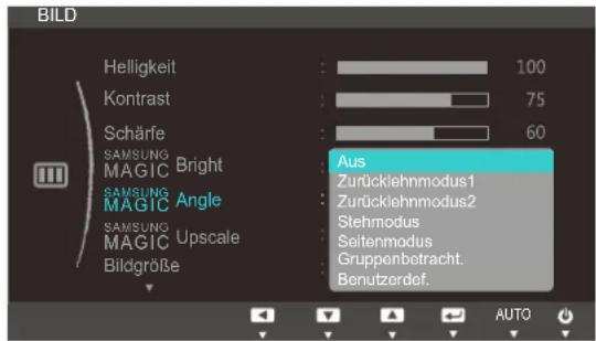 SAMSUNG SyncMaster S20C300FL - Konfigurieren von SAMSUNG MAGIC Angle - 1