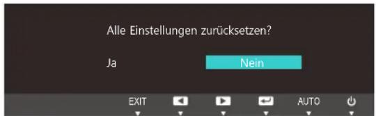 SAMSUNG SyncMaster S20C300FL - Initialisieren von Einstellungen Reset - 2