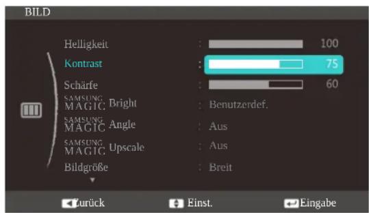 SAMSUNG SyncMaster S19C350NW - Konfigurieren von Kontrast - 1