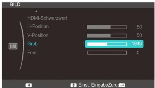 SAMSUNG SyncMaster S19C350NW - Anpassen von Grob - 1