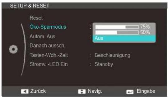 SAMSUNG SyncMaster S19C350NW - Konfigurieren von Öko-Sparmodus - 1