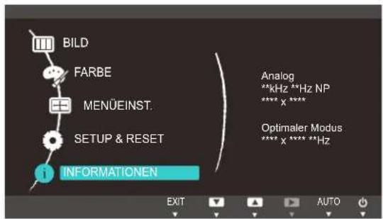 SAMSUNG SyncMaster S19C300N - Anzeigen von INFORMATIONEN - 1