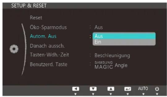 SAMSUNG SyncMaster S19C300N - Konfigurieren von Autom. Aus - 1